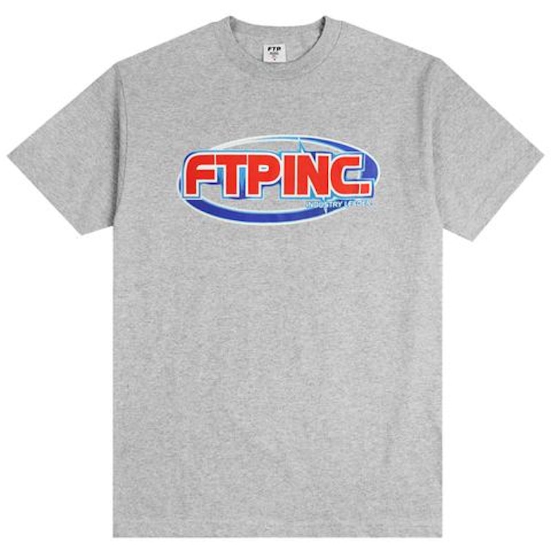 Camiseta FTP Industry, color gris jaspeado