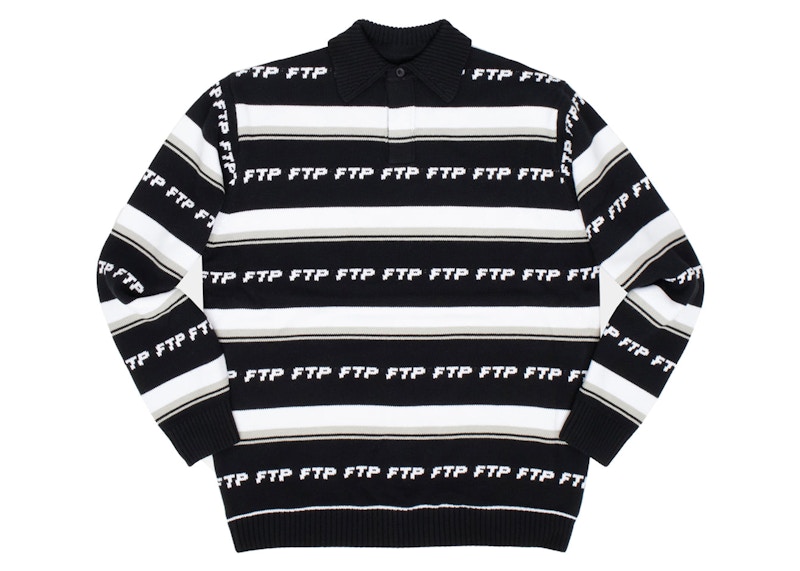 FTP-Knit-Polo-Sweater-Black.