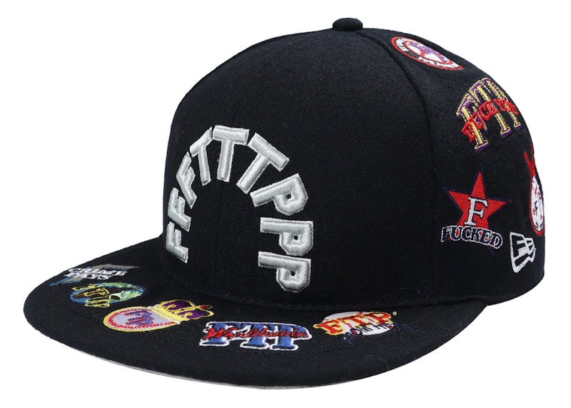 FTP League Fitted Hat Black Men's - FW23 - US