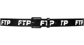 FTP Leather Logo Belt Black