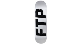 FTP Logo Skateboard Deck Silver