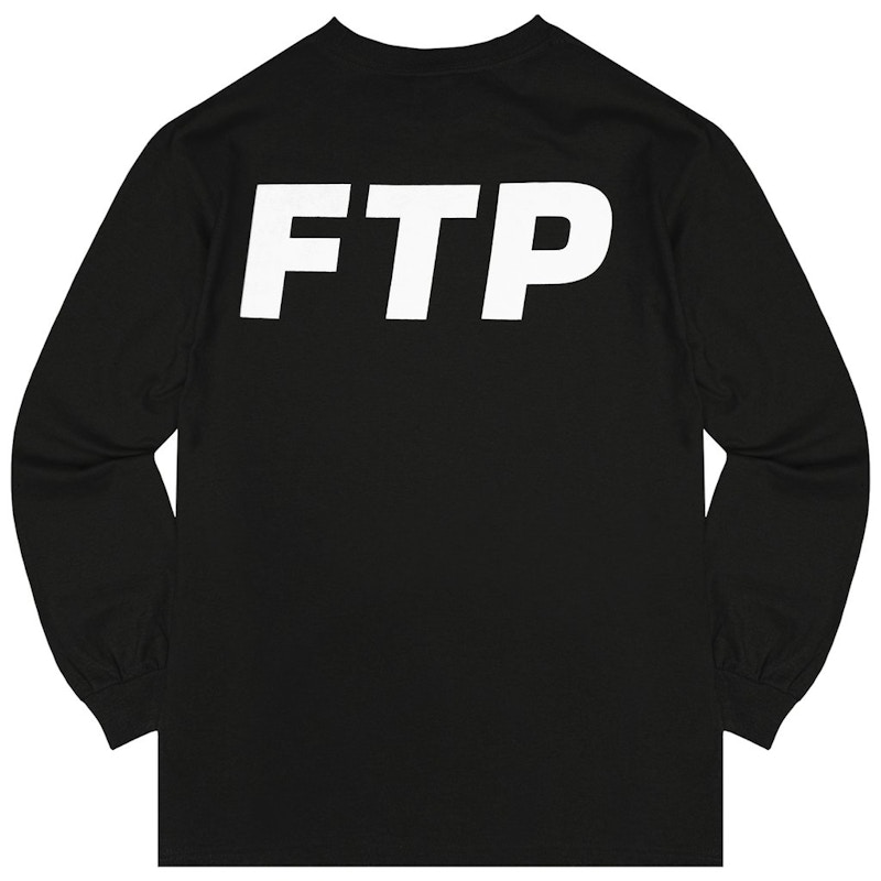 FTP Logo L/S Tee Black Men's - FW20 - US