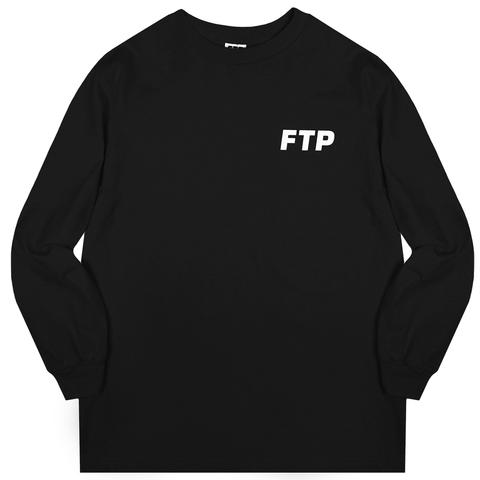 FTP Logo L/S Tee Black Men's - FW20 - US