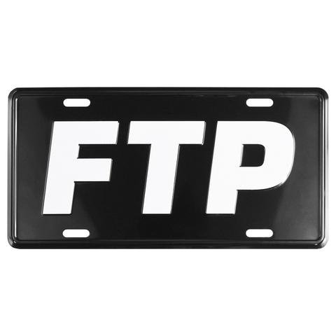 FTP Logo License Plate Black FW20 US