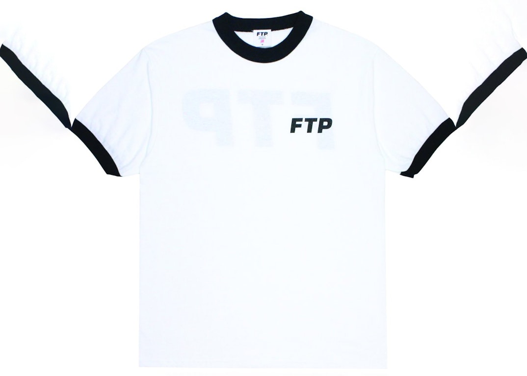 Pre-owned Ftp Logo Ringer Tee Black