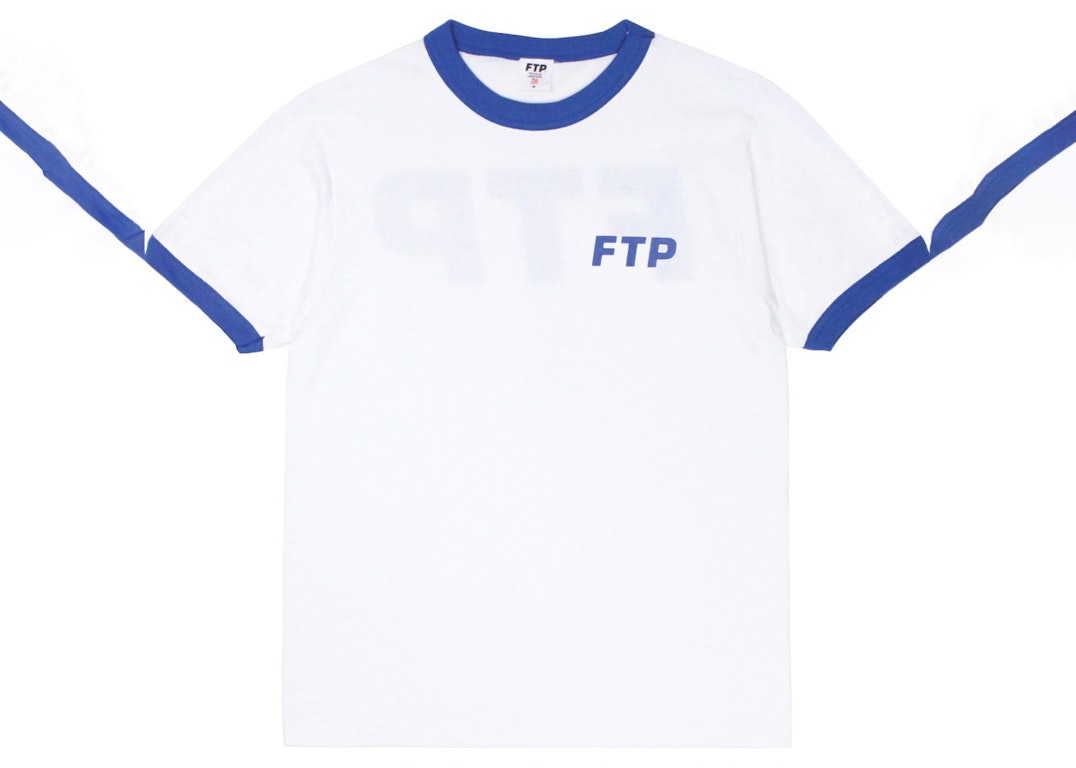 Pre-owned Ftp Logo Ringer Tee Royal