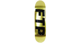 FTP Logo Skateboard Deck Gold