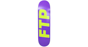 FTP Logo Skateboard Deck Purple