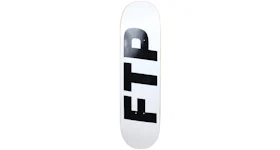 FTP Logo Skateboard Deck White/Black
