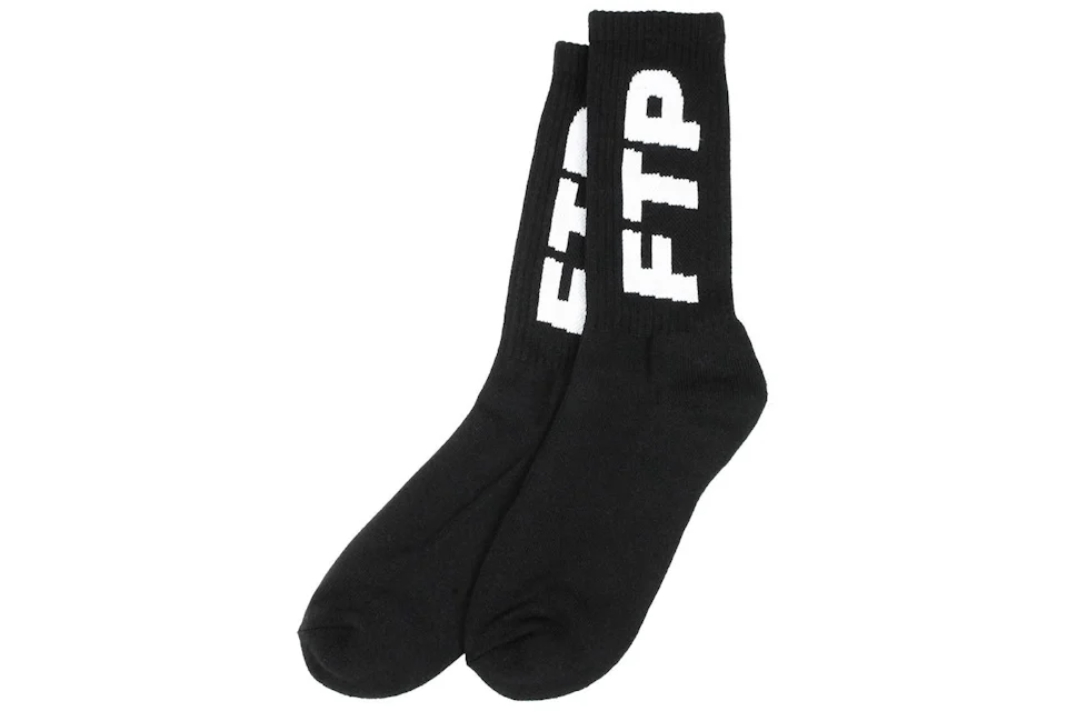 FTP Logo Sock Black - FW19 - GB