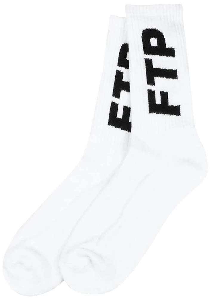FTP Logo Sock White - FW19 - US