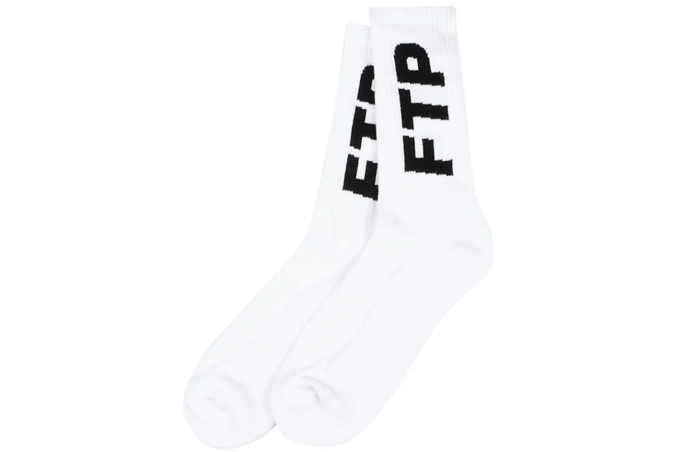 FTP Logo Sock White
