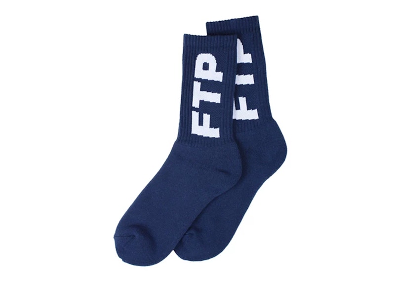 FTP Logo Socks Navy