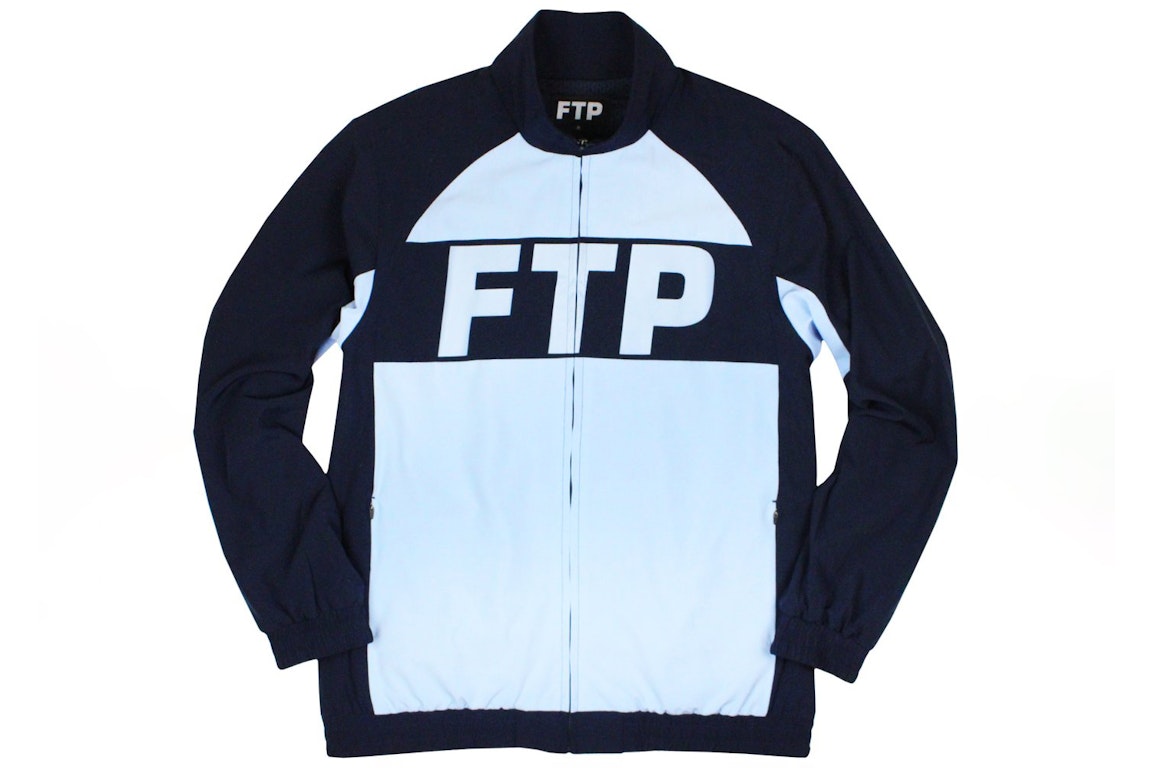 Pre-owned Ftp Logo Track Jacket Blue