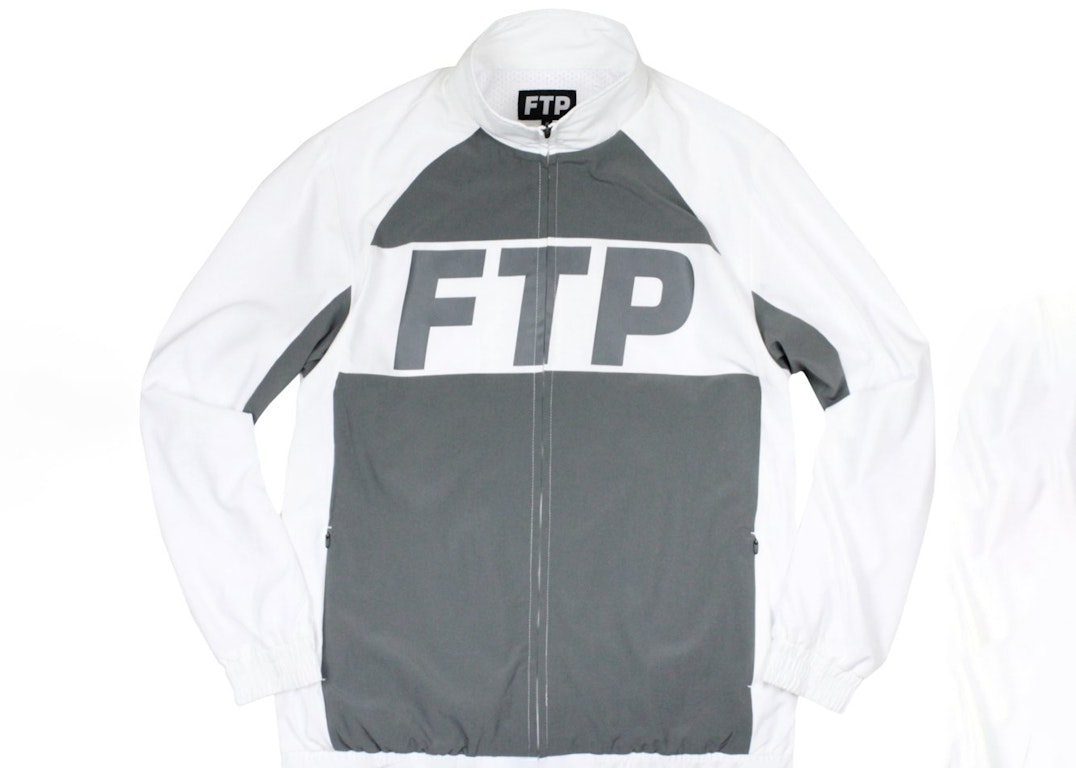 Pre-owned Ftp Logo Track Jacket Grey