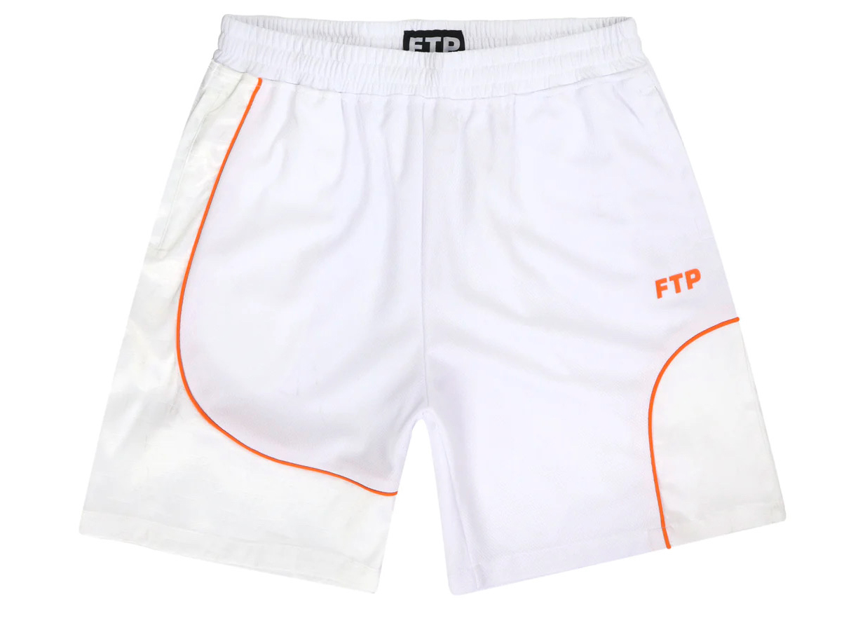 FTP Mesh Piping Short White - FW23 Men's - US