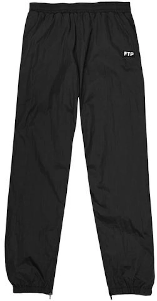 FTP Nylon Warm Up Pants Black Men's - FW19 - GB