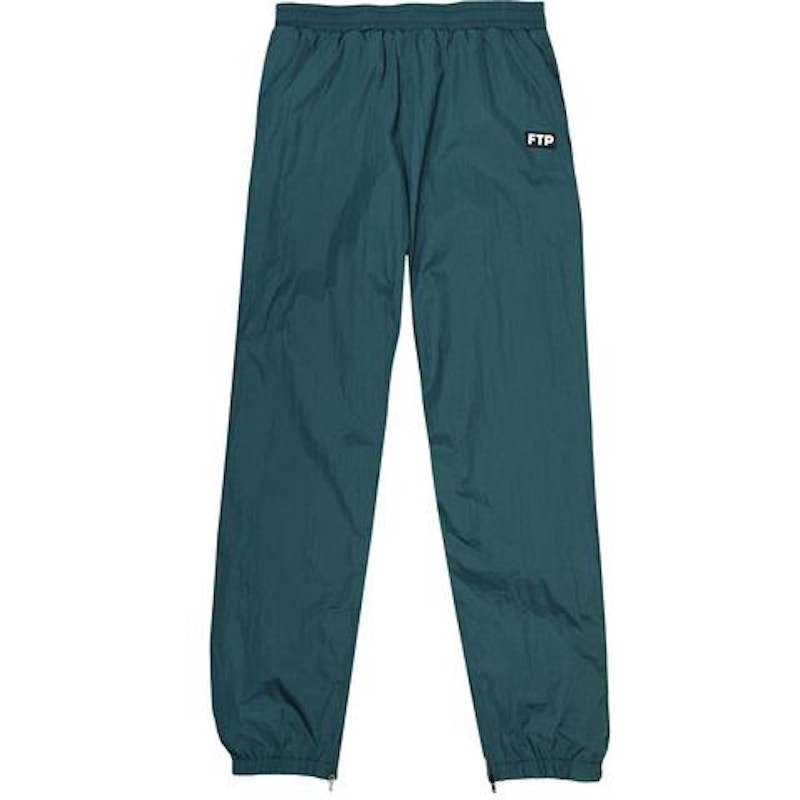 FTP Nylon Warm Up Pants Green Men's - FW19 - US