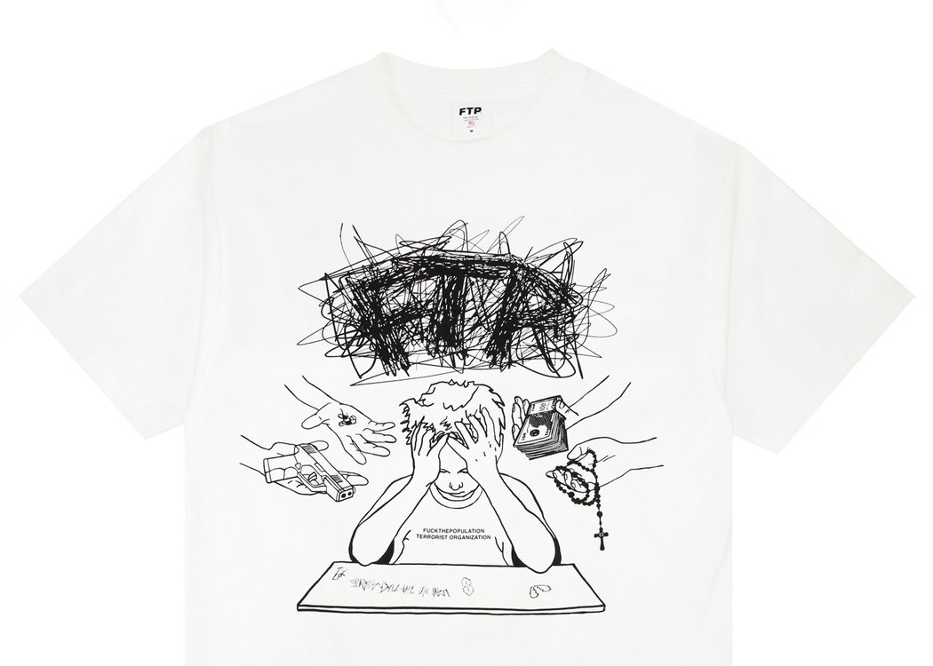 新品 FTP PEER PRESSURE TEE T-shirts XL