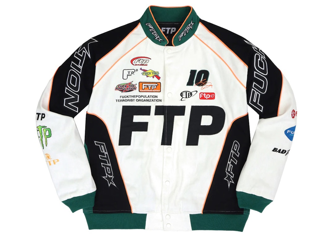 Pre-owned Ftp Pitcrew Jacket White