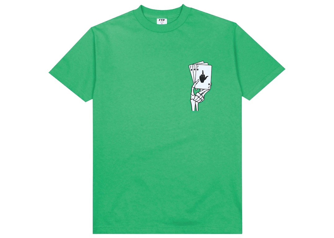 Pre-owned Ftp Poker Tee Kelly Green