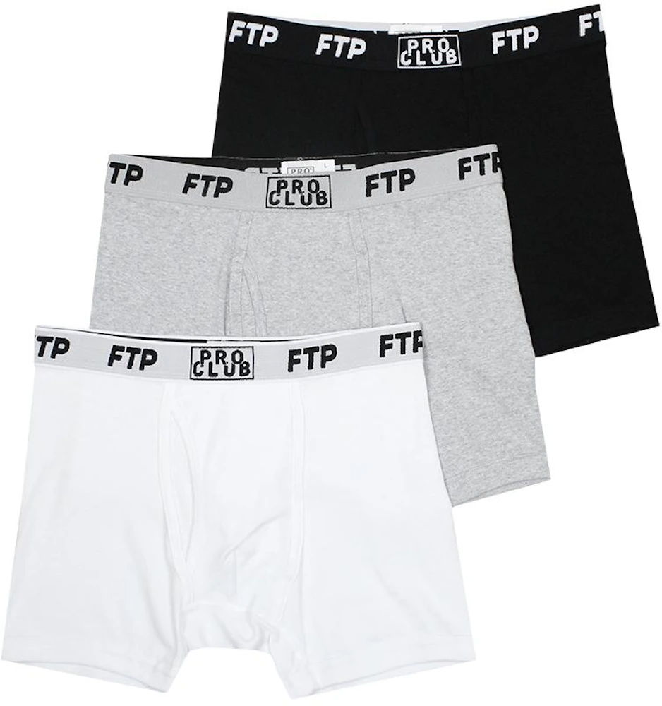 FTP Pro Club Boxer Briefs (3 Pack) multi Men's - FW19 - US