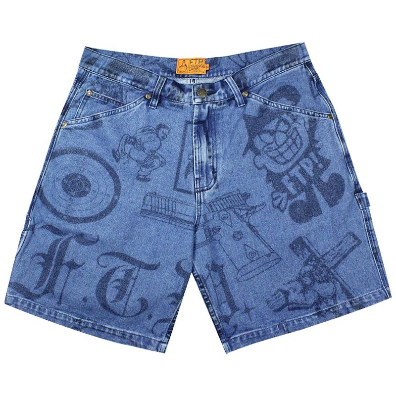 FTP Psycho Denim Short Indigo