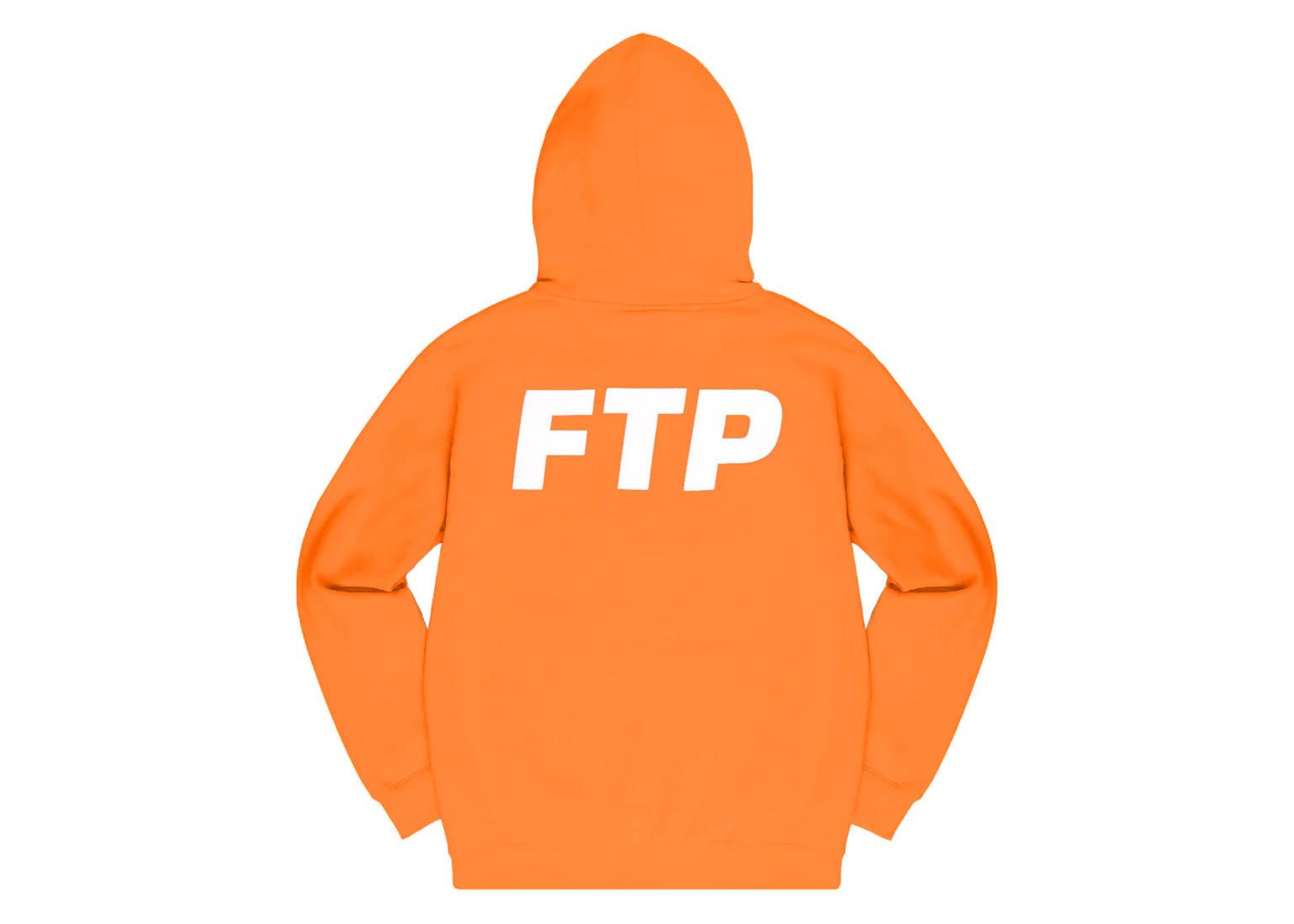 メンズFTP reverse logo pullover white L