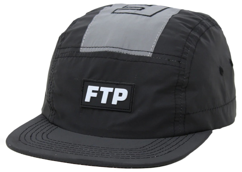 FTP Reflektierender Kordelzug Outdoor Hut Schwarz