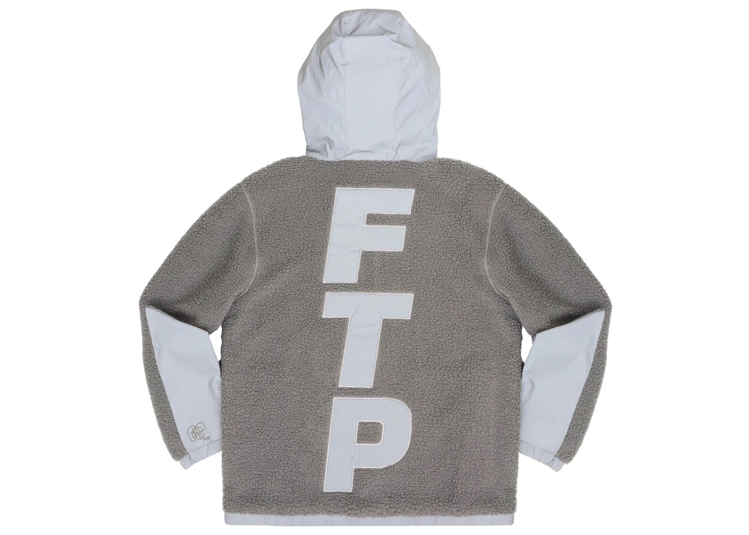 FTP Reflective Polar Fleece Jacket Gray Men's - SS23 - GB