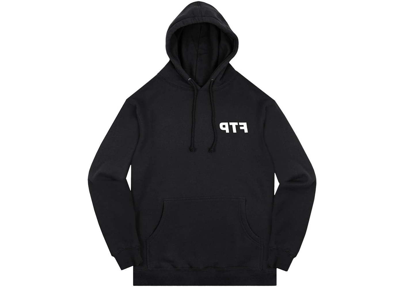 FTP Reverse Logo Pullover Black Men's - FW18 - US