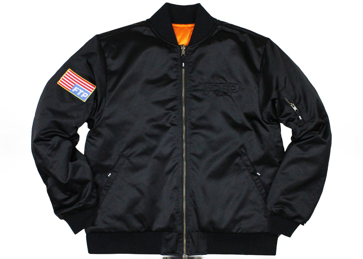 FTP Reversible Bomber Jacket Black Men's - SS21 - US