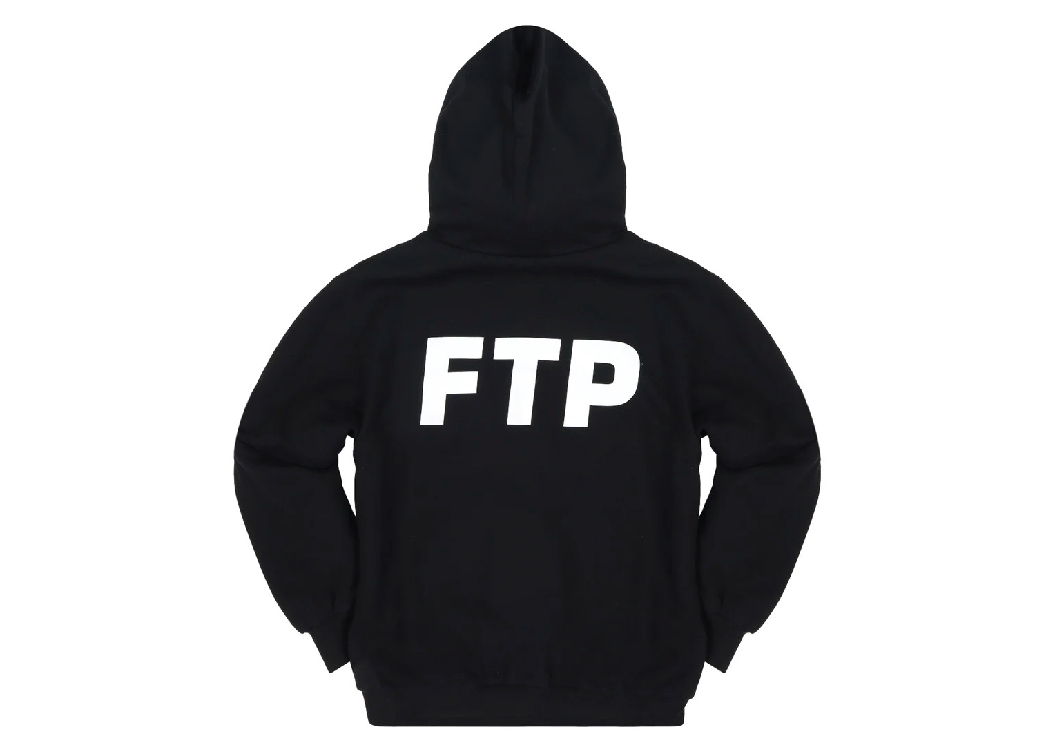 FTP Reversible Logo Hoodie Black