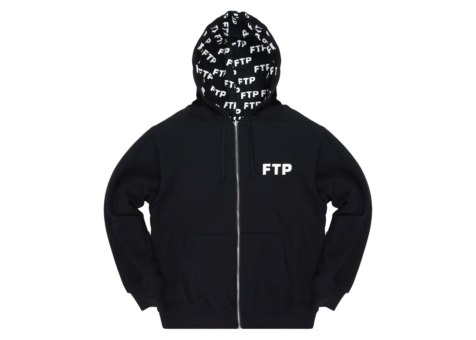 FTP Reversible Logo Hoodie Black Men's - FW23 - US