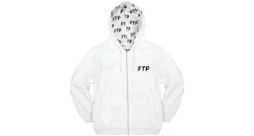 FTP Reversible Logo Hoodie White
