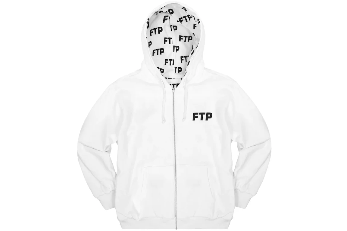 FTP Reversible Logo Hoodie White - FW23 남성 - KR