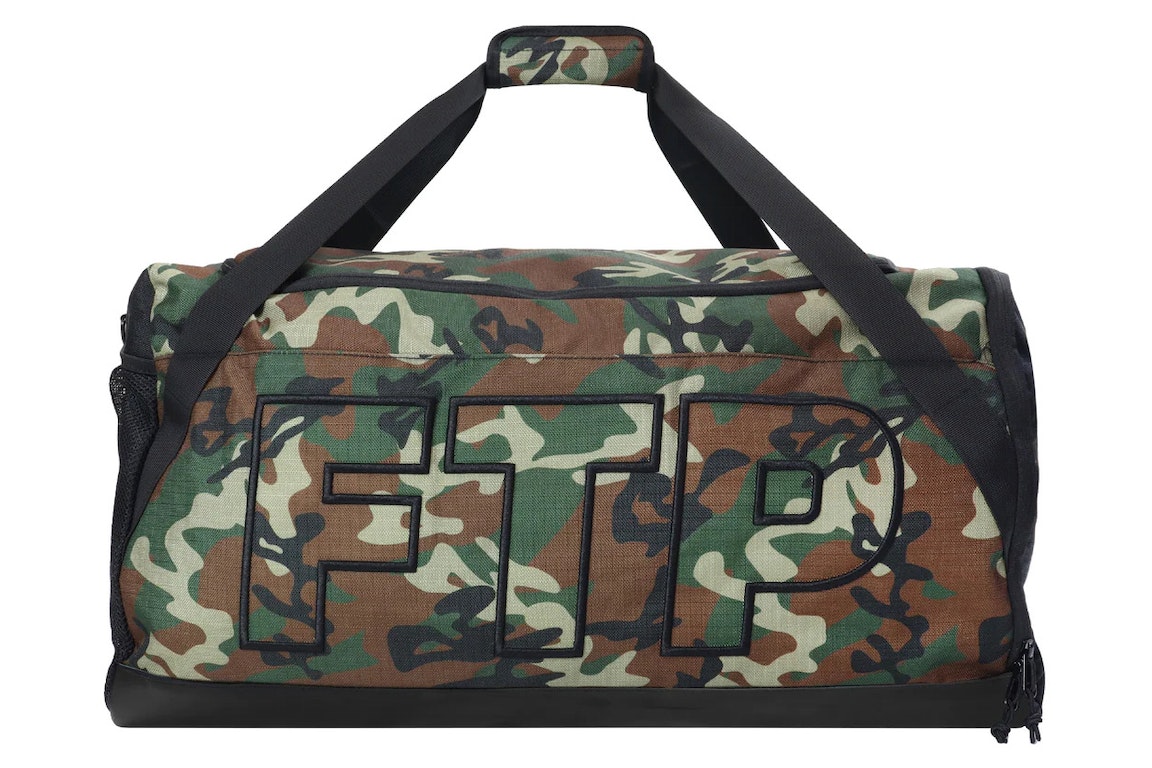 Pre-owned Ftp Ripstop Duffel Bag Woodland Camo