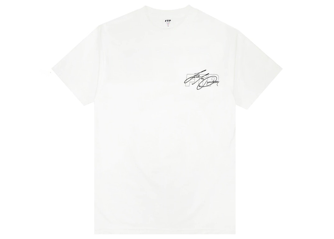 Pre-owned Ftp Signature Logo Tee White