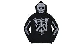 FTP Skeleton Full Zip Hoodie Black