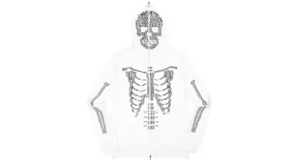 FTP Skeleton Full Zip Hoodie Black Men's - SS21 - US