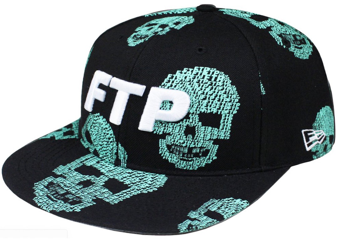 Pre-owned Ftp Skull Fitted Hat Black