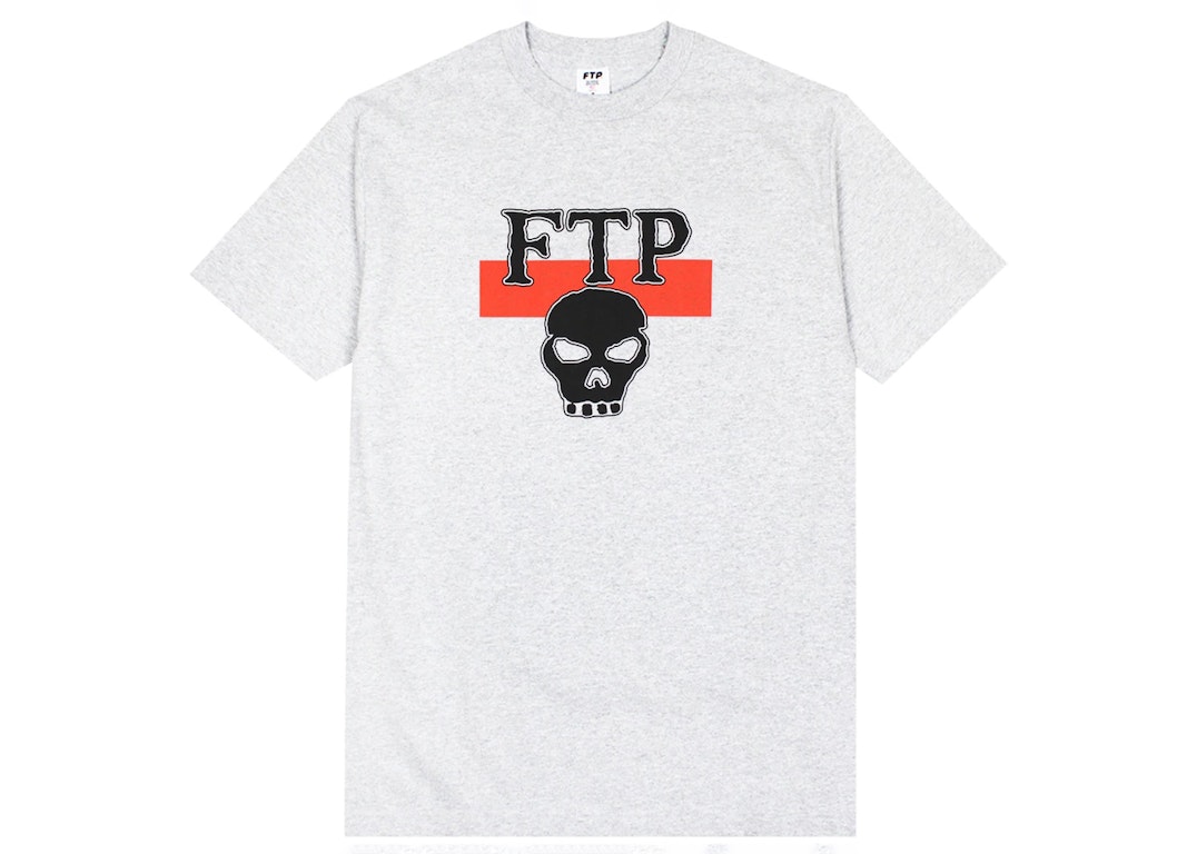 Pre-owned Ftp Skull Tee (ss22) Ash