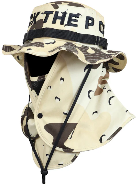 FTP Spell Out Face Mask Boonie Hat Desert Camo