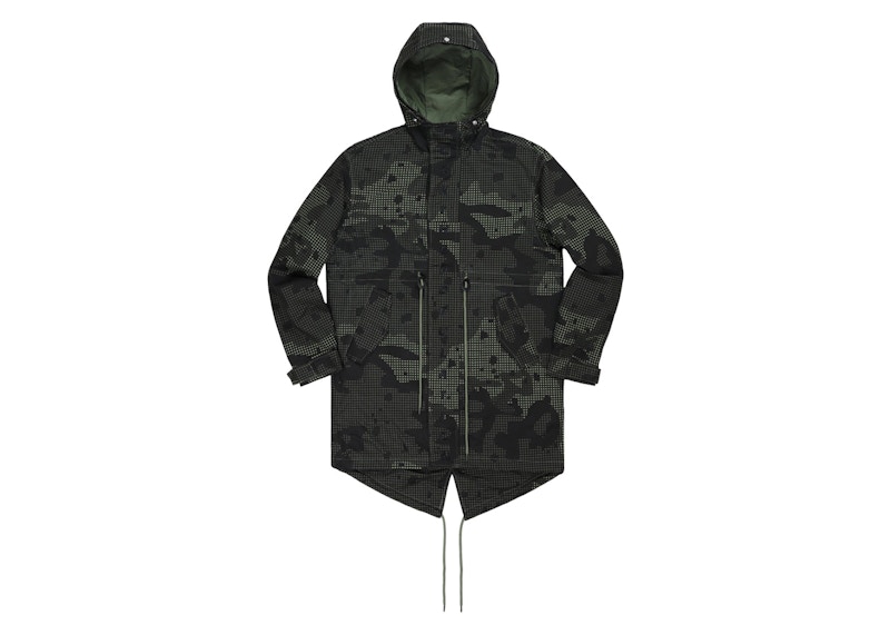 FTP Spell Out Fishtail Parka Night Camo Men's - SS24 - US