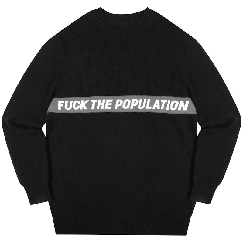 FTP MENS 2024 SPELL OUT KNITTED SWEATER