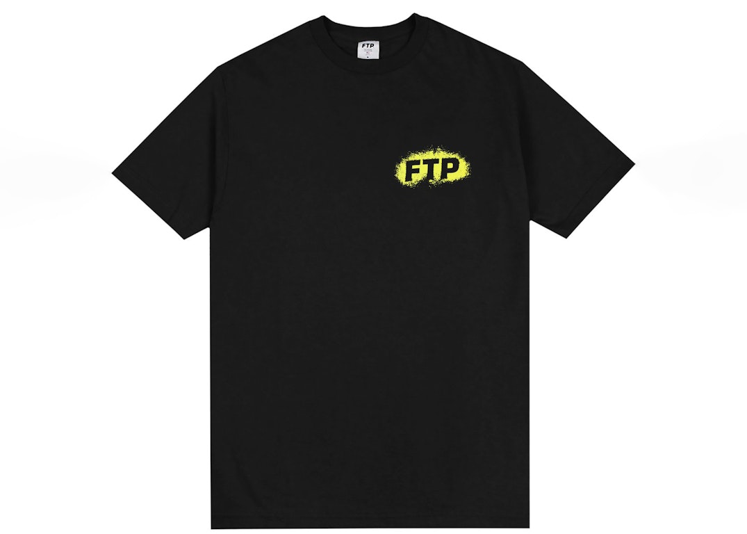 Pre-owned Ftp Splatter Logo Tee Black