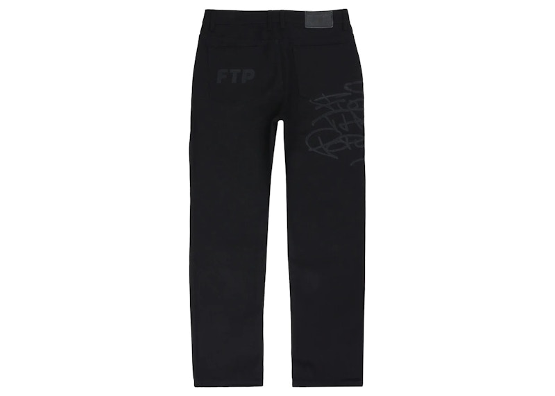 FTP Tag Denim Pant Black Men's - SS23 - US