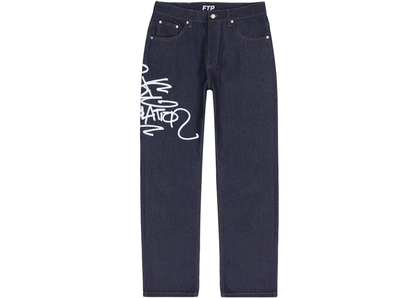 FTP Tag Denim Pant Indigo Men's - SS23 - US