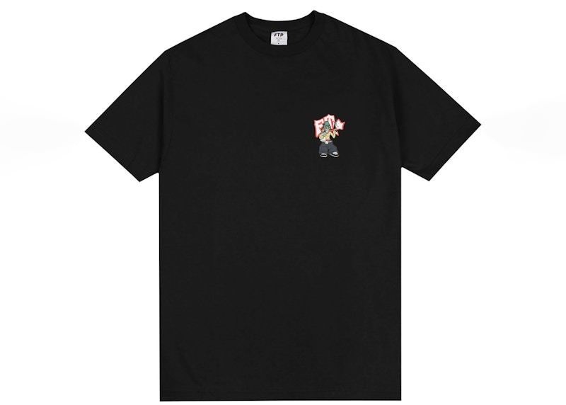 Pre-owned Ftp Men's Tagger Tee Shirt In Black
