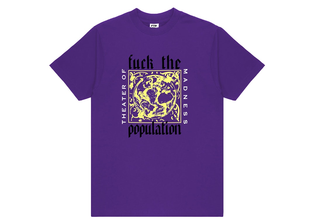 Pre-owned Ftp Theater Of Madness Tee Purple